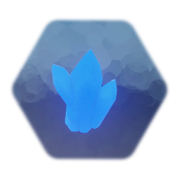Cristaux bleu