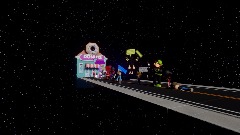 AY / A Ridiculously Long Queue For Space Donuts