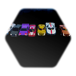 Cars with follower etc