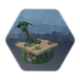 Neon tropic- unused background island