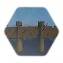 Barbed-wire fence (long)
