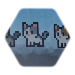 Cat pixel art