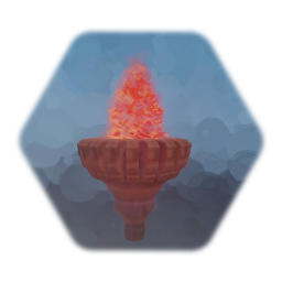 Realistic Fire Torch