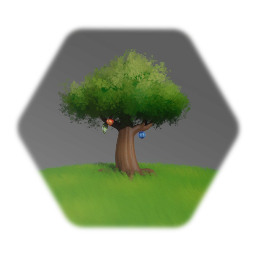Stylized Tree with collectable fruit