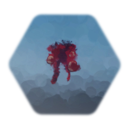 Bloody mess + Meat chunks