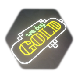 Neon Sign - We Buy Gold
