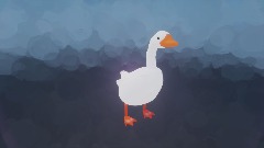 Ice Skating Goose