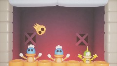 Super mario world scenery - lemmy fight