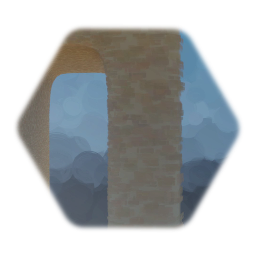 Sandstone Carved Doorway Variant 01 - 2x2x1