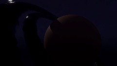 Saturn falling and crashing