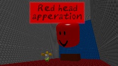 Big red head apperation