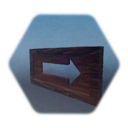 Wooden Arrow Sign