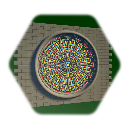 Large Round Gothic Window & Wall Module