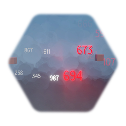 Floating Text Damage Popup Example