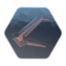 Staircase with Glass Railing