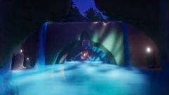 Primitive underground pool