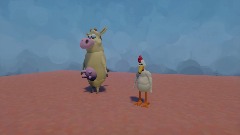 Cow and Chicken characters