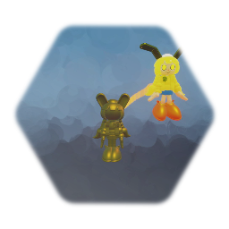 Gold Nyami and Super Mimi (Light Element)