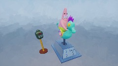 Patrick Riding A Seahorse