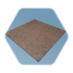 Wood tile floor A