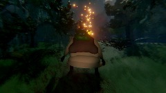 Wide Shrek walking (wide Putin walking meme)