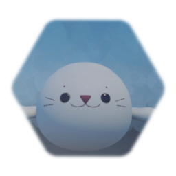 Stuffed Harbor Seal ゴマアザラシのぬいぐるみ