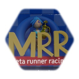 Meta runner racing title screen