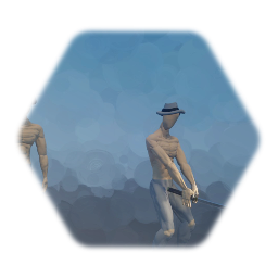 Detective Katana prop