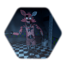 Withered Classic Foxy The Pirate Fox || FNaF Model