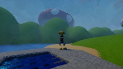 Rayman in Peach Castle