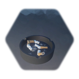 ashtray    吸殻と灰皿