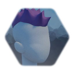 Purple Spiked Hair