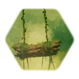 Hanging log platform