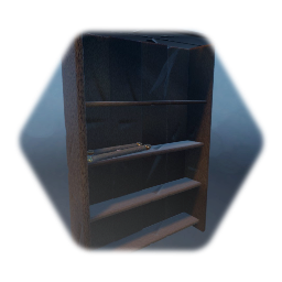 Medieval Shelf With Scrolls