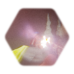 Cave explorer with gun