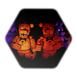 Fnaf Unwithered Main Menu Fanmade