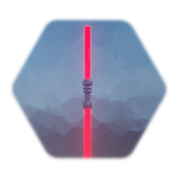 Lego Red Double-Bladed Lightsaber