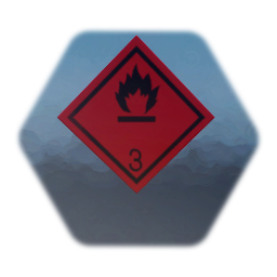 Class 3 Flammable Placard
