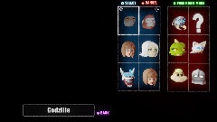 Kaiju Character Select Screen