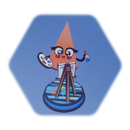 Cel Shading - Connie Artist Figure