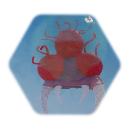 Metroid enemy with attack logic [non-playable]