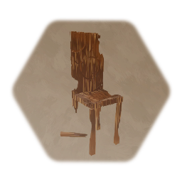 1% Thermo Old Wooden Chair