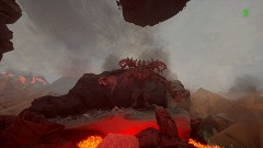 The volcano