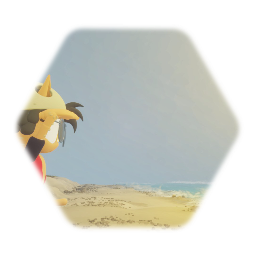 @Jurassicfan17 oc human form (Beach Wear)