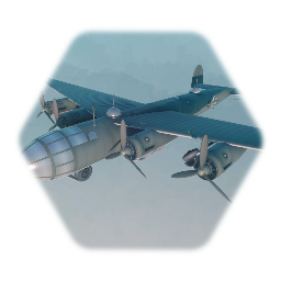 WW2 Era Bomber Plane (rigged + animated)