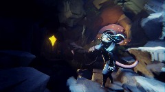 A Small Door In A Large Cave