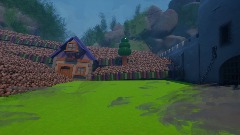 Castle arrival cutscene