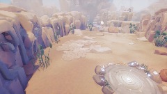 Temple with moving platforms