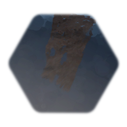 Windy tattered banner