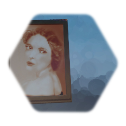 Vintage Sepia Photo In Frame